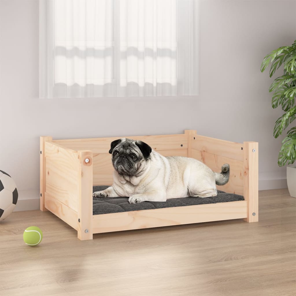 Vidaxl Dog Basket 65.5x50.5x28 cm Pine solide