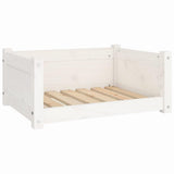 Vidaxx lit pour chien blanc 65,5x50,5x28 cm bois de pin massif