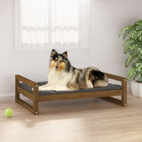 Vidaxl Dog Basket 95.5x65.5x28 cm Pine solide Honey Brown