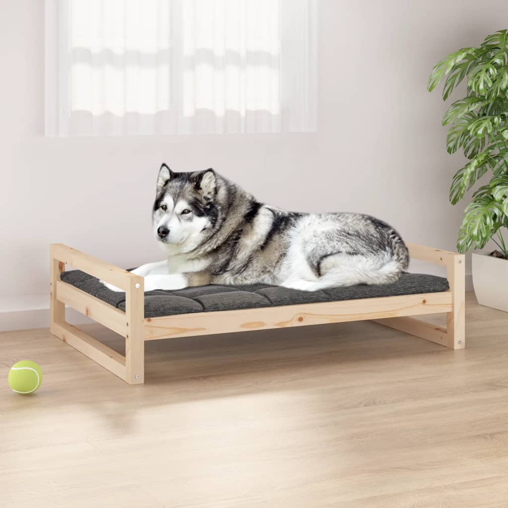 Vidaxl Dog Basket 105.5x75.5x28 cm Pine solide