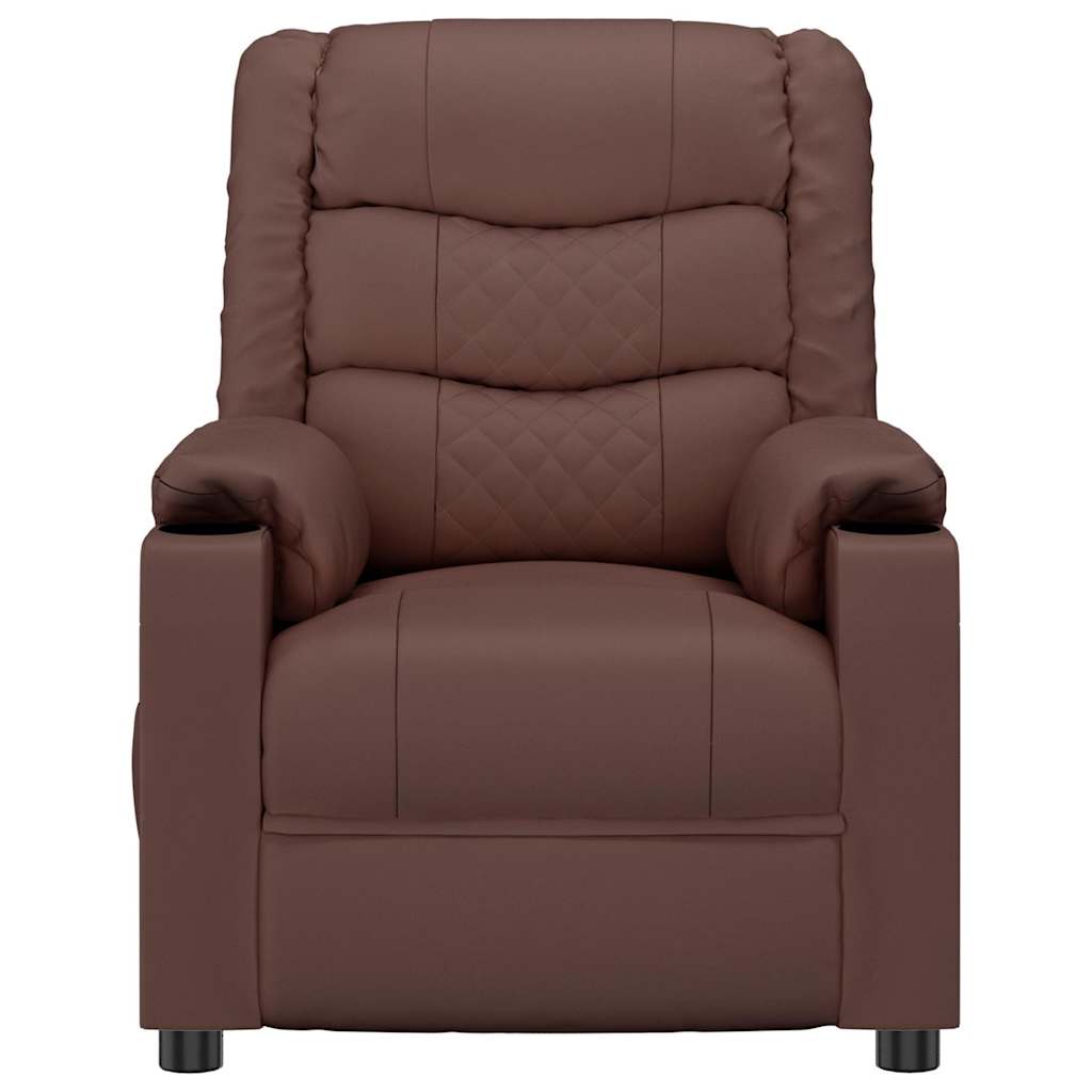Vidaxl massagestoel kunstleer bruin