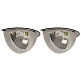 Vidaxl Traffic Mirror Half Ball 2 Sts Ø 30 cm acrylique