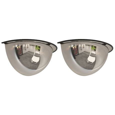 Vidaxl Traffic Mirror Half Ball 2 Sts Ø 30 cm acrylique