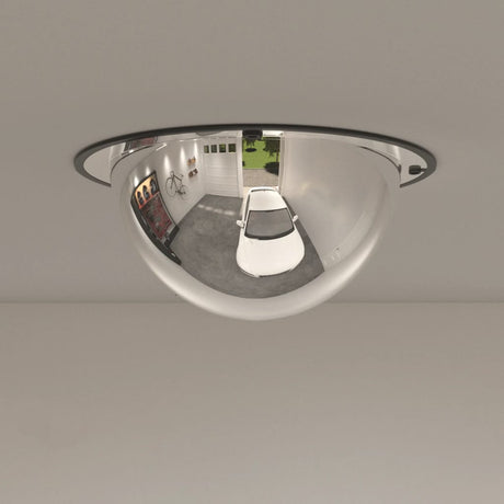 Miroir de trafic vidaxl avec dôme complet Ø30 cm acrylique