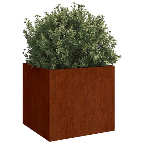 Jardinière Vidaxx 42x40x39 cm acier corten