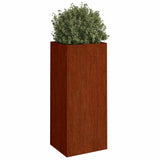 Jardinière Vidaxx 32x29x75 cm acier corten