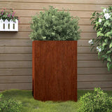 Vidaxl Planning Box 42x38x75 cm Cortenstaal