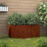 Vidaxl Planning Box 62x30x29 cm Cortenstaal