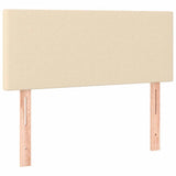Vidaxl hoofdbord 80x5x78 88 cm stof crèmekleurig