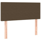 Vidaxl hoofdbord 90x5x78 88 cm stof donkerbruin