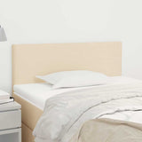 Vidaxl hoofdbord 90x5x78 88 cm stof crèmekleurig