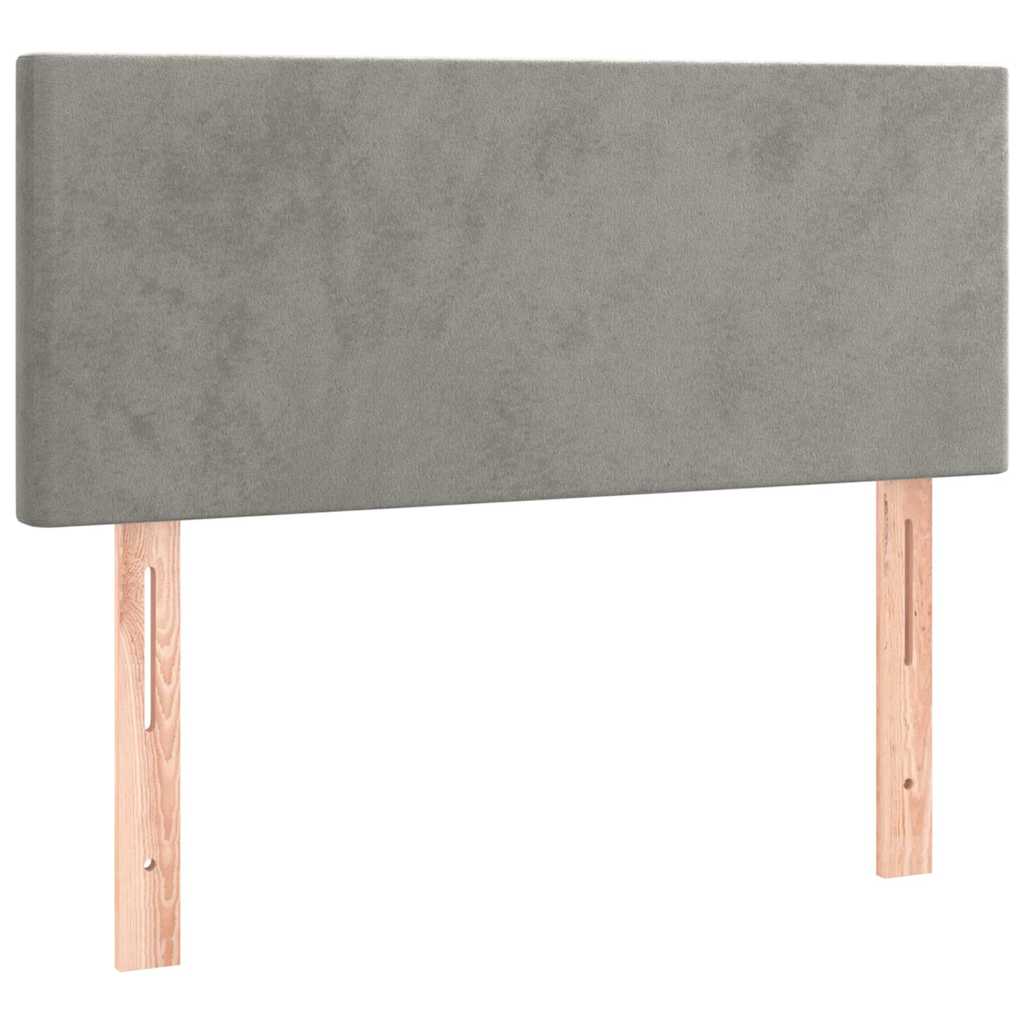 Vidaxl hoofdbord 90x5x78 88 cm fluweel lichtgrijs