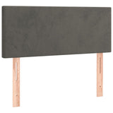 Vidaxl hoofdbord 90x5x78 88 cm fluweel donkergrijs