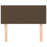 Vidaxl hoofdbord 100x5x78 88 cm stof donkerbruin