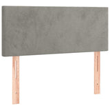 Vidaxl hoofdbord 100x5x78 88 cm fluweel lichtgrijs