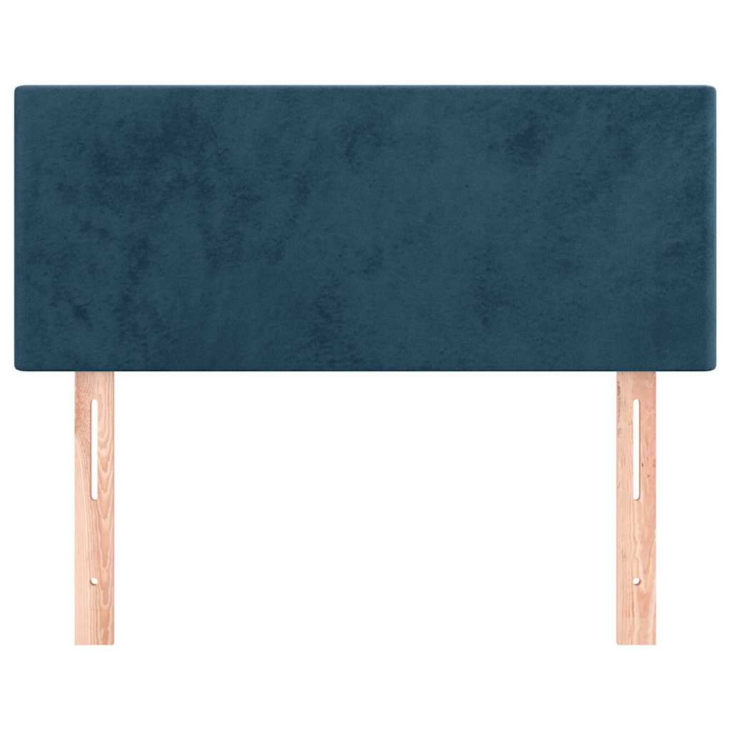Vidaxl hoofdbord 100x5x78 88 cm fluweel donkerblauw