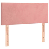 Vidaxl hoofdbord 100x5x78 88 cm fluweel roze
