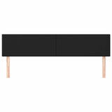 Vidaxl hoofdborden 2 st 80x5x78 88 cm kunstleer zwart