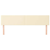 Vidaxl hoofdborden 2 st 80x5x78 88 cm kunstleer crèmekleurig