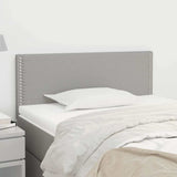 Vidaxl hoofdbord 100 x 5 x 78 88 cm stof lichtgrijs