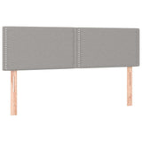 Vidaxl hoofdborden 2 st 72x5x78 88 cm stof lichtgrijs