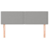 Vidaxl hoofdborden 2 st 72x5x78 88 cm stof lichtgrijs