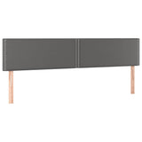 Vidaxl hoofdborden 2 st 90x5x78 88 cm kunstleer grijs