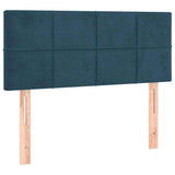 Vidaxl hoofdbord 80x5x78 88 cm fluweel donkerblauw