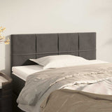 Vidaxl hoofdbord 100x5x78 88 cm fluweel donkergrijs