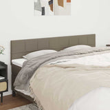 Vidaxl hoofdborden 2 st 80x5x78 88 cm stof taupe