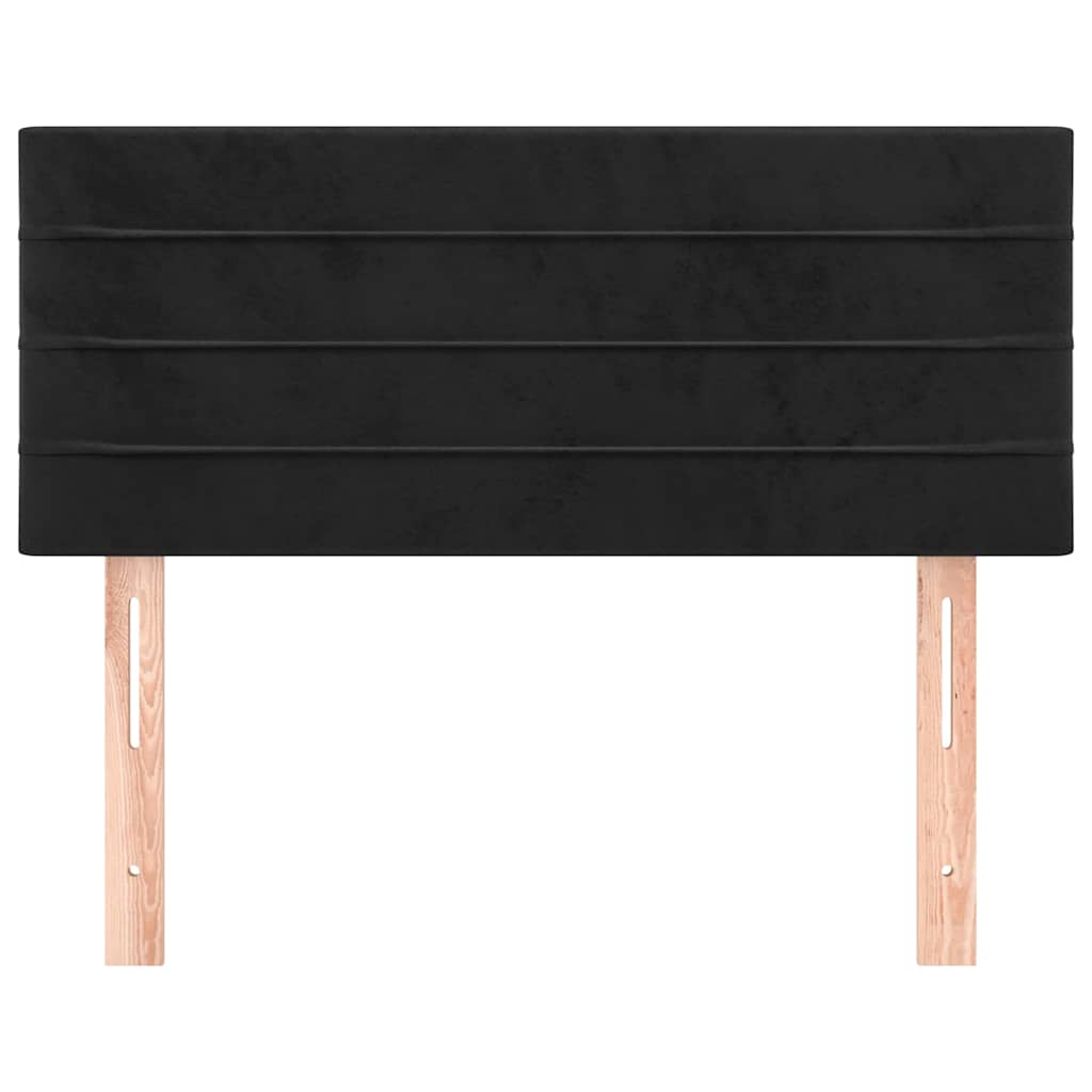 Vidaxl hoofdbord 80x5x78 88 cm fluweel zwart