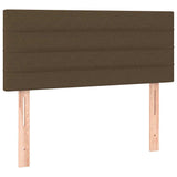 Vidaxl hoofdbord 90x5x78 88 cm stof donkerbruin