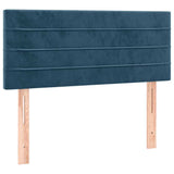 Vidaxl hoofdbord 100x5x78 88 cm fluweel donkerblauw