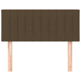 Vidaxl hoofdbord 80x5x78 88 cm stof donkerbruin