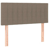 Vidaxl hoofdbord 100x5x78 88 cm stof taupe