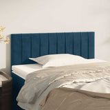 Vidaxl hoofdbord 100x5x78 88 cm fluweel donkerblauw