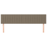 Vidaxl hoofdborden 2 st 80x5x78 88 cm stof taupe