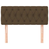 Vidaxl hoofdbord 90x7x78 88 cm stof donkerbruin