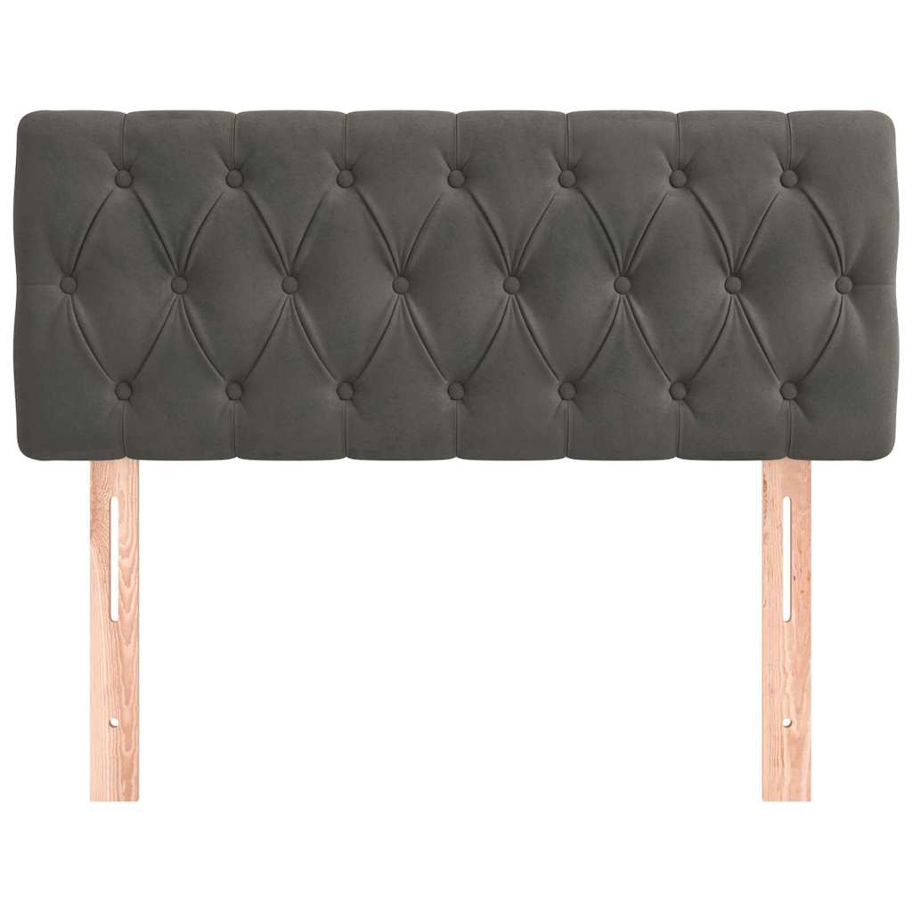 Vidaxl hoofdbord 100x7x78 88 cm fluweel donkergrijs