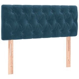 Vidaxl hoofdbord 100x7x78 88 cm fluweel donkerblauw