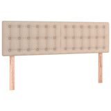 Vidaxl hoofdborden 2 st 72x5x78 88 cm kunstleer cappuccinokleurig