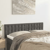 Vidaxl hoofdborden 2 st 72x5x78 88 cm fluweel donkergrijs
