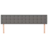 Vidaxl hoofdborden 2 st 80x5x78 88 cm stof donkergrijs