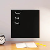 Mur de planche magnétique Vidaxl - Verre trempé de 40x40 cm noir