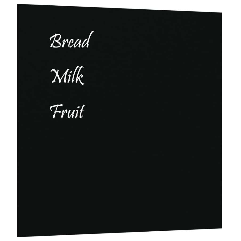 Mur de la carte magnétique Vidaxl - Verre durcie de 60 x 60 cm