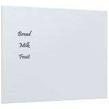 Carte magnétique vidaxl pour le mur 50 x 40 cm blanc durci blanc