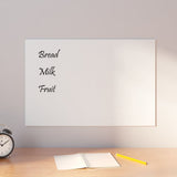 Mur de planche magnétique Vidaxl - Moule de 60x40 cm en verre durci blanc