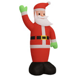 Vidaxl Santa avec éclairage LED gonflable 370 cm