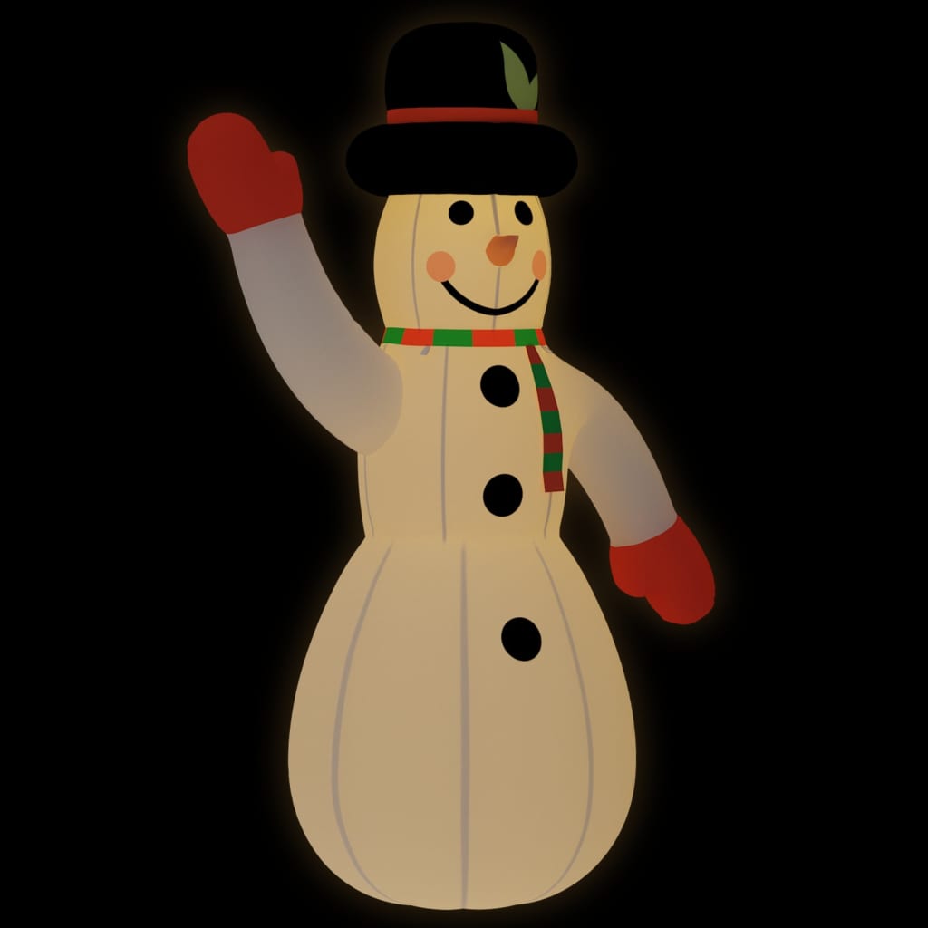 Vidaxl Snowman gonfiabile con LED 620 cm