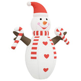 Vidaxl Snowman gonflable avec des LED 630 cm